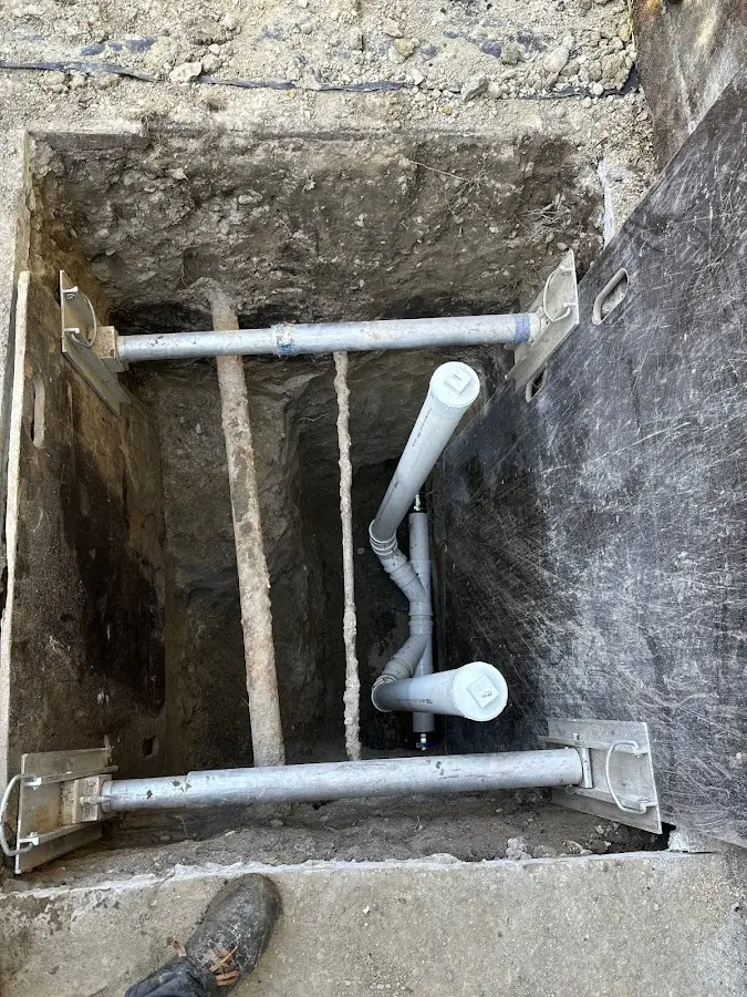 Experienced plumber completing Gas Line Repair work in Wilton
